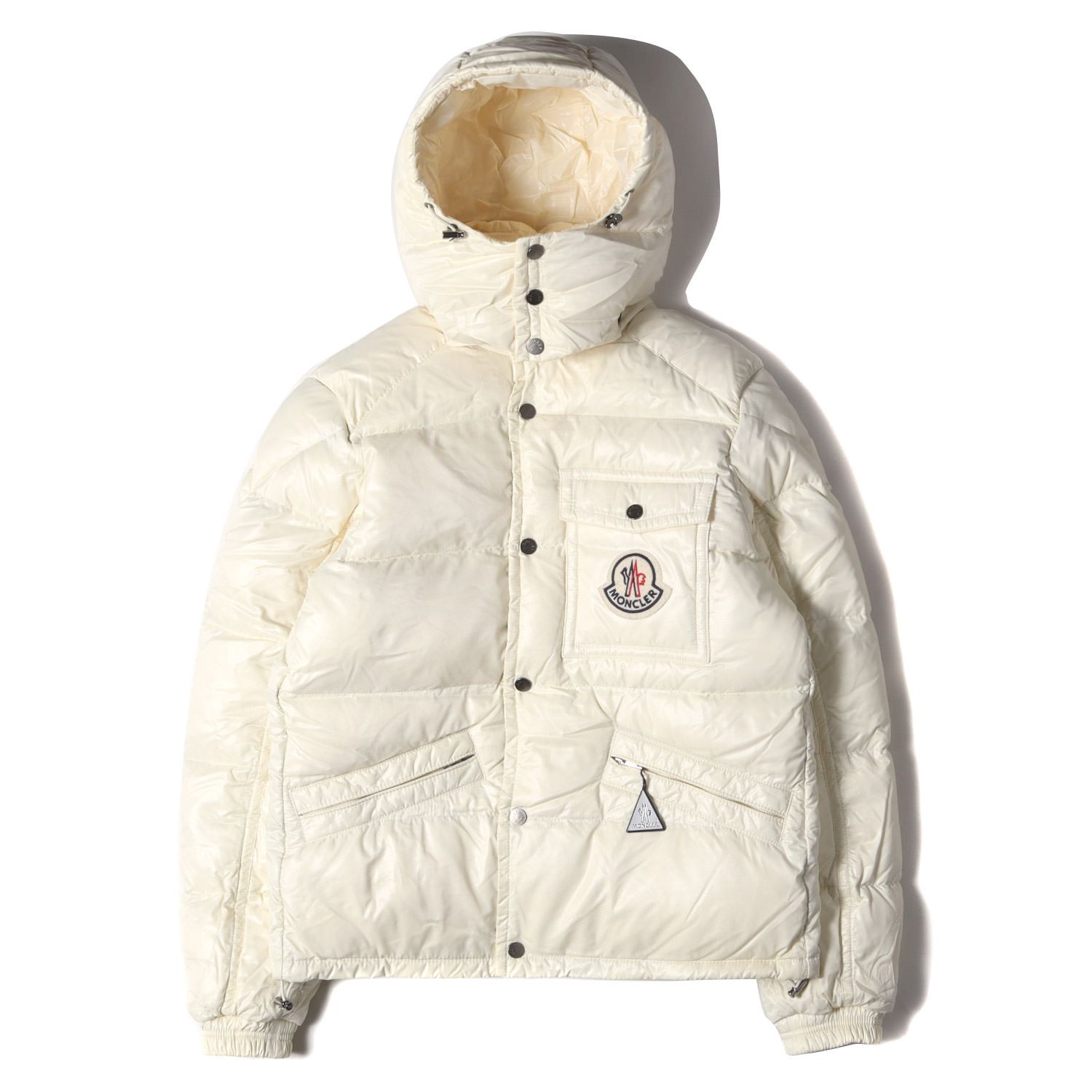 MONCLER モンクレール ダウン サイズ:2 フード付き シャイニー