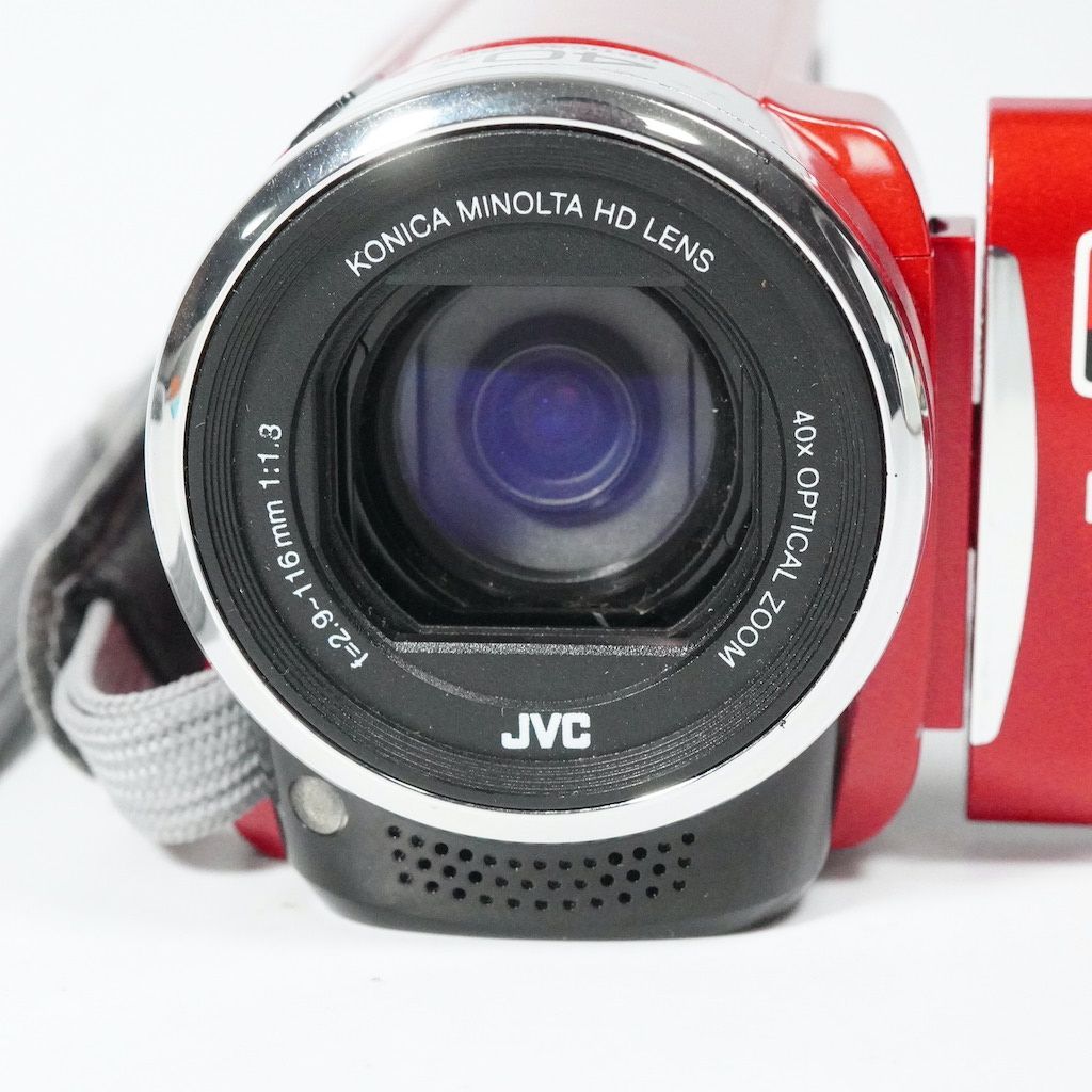 JVC Victor Everio GZ-E225-R レッド 動作OK 返金保証 /1868 - メルカリ
