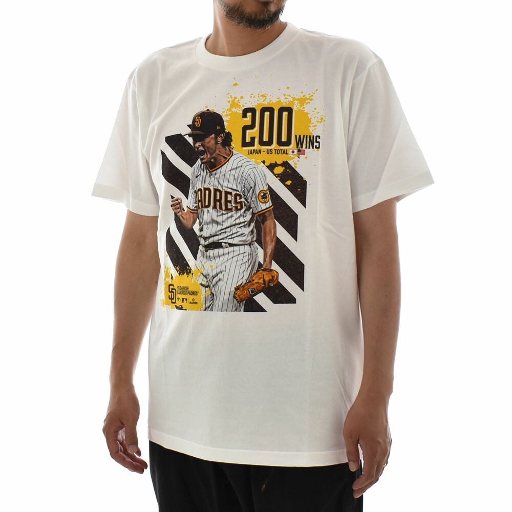お値下【未使用】ダルビッシュ　 200 WINS Tシャツ Mサイズ、タオル お値下【未使用】ダルビッシュ 200 WINS Tシャツ Mサイズ、タオル