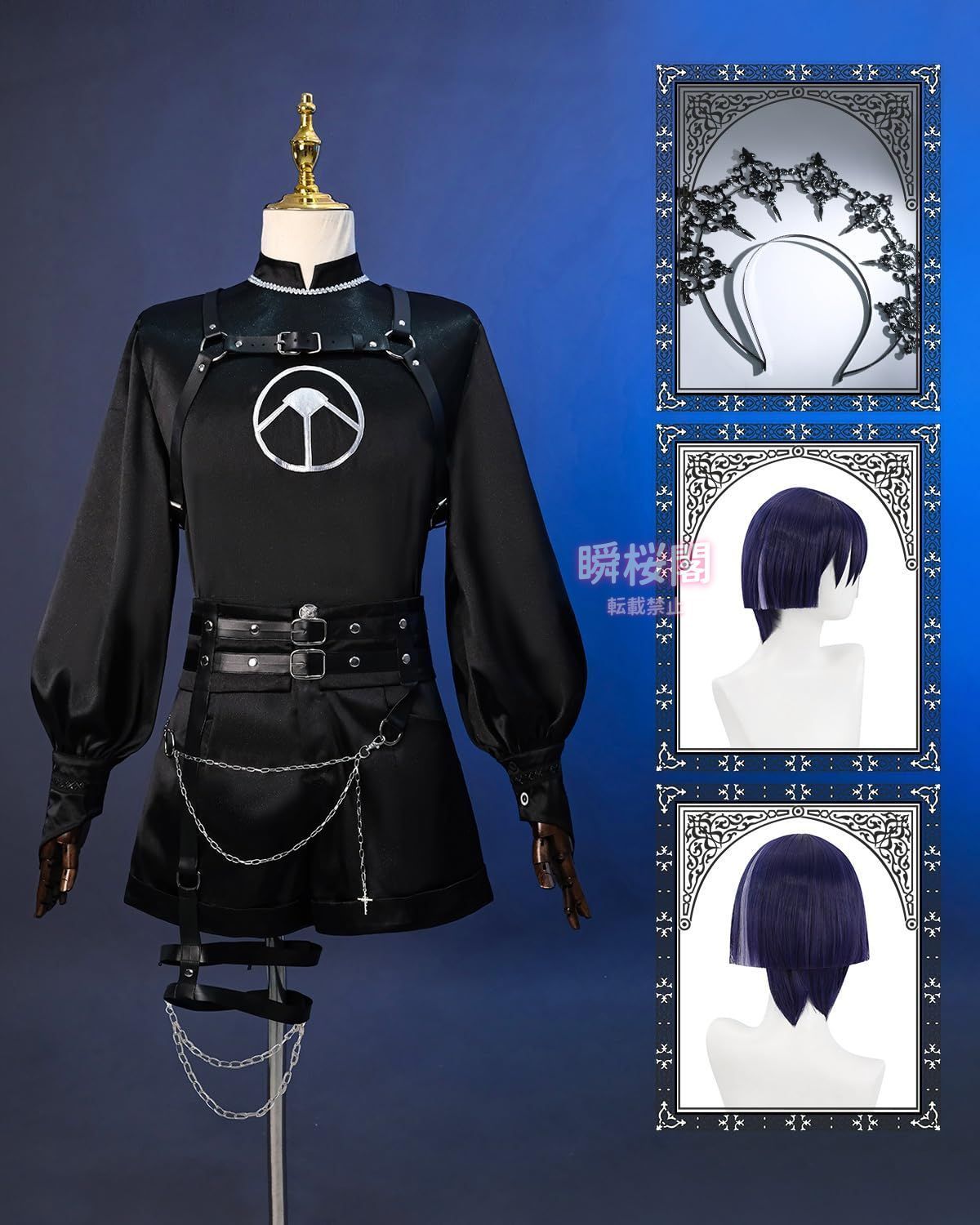 スカラマシュ/散兵コスプレ衣装セット ウィッグ付き 新発売 散兵