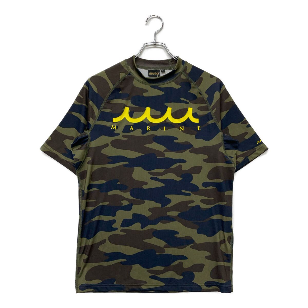 muta MARINE⚫︎ムータマリン⚫︎半袖モックシャツ4未使用新品 muta MARINE ムータマリン Tシャツ メッシュ切替 モックネック