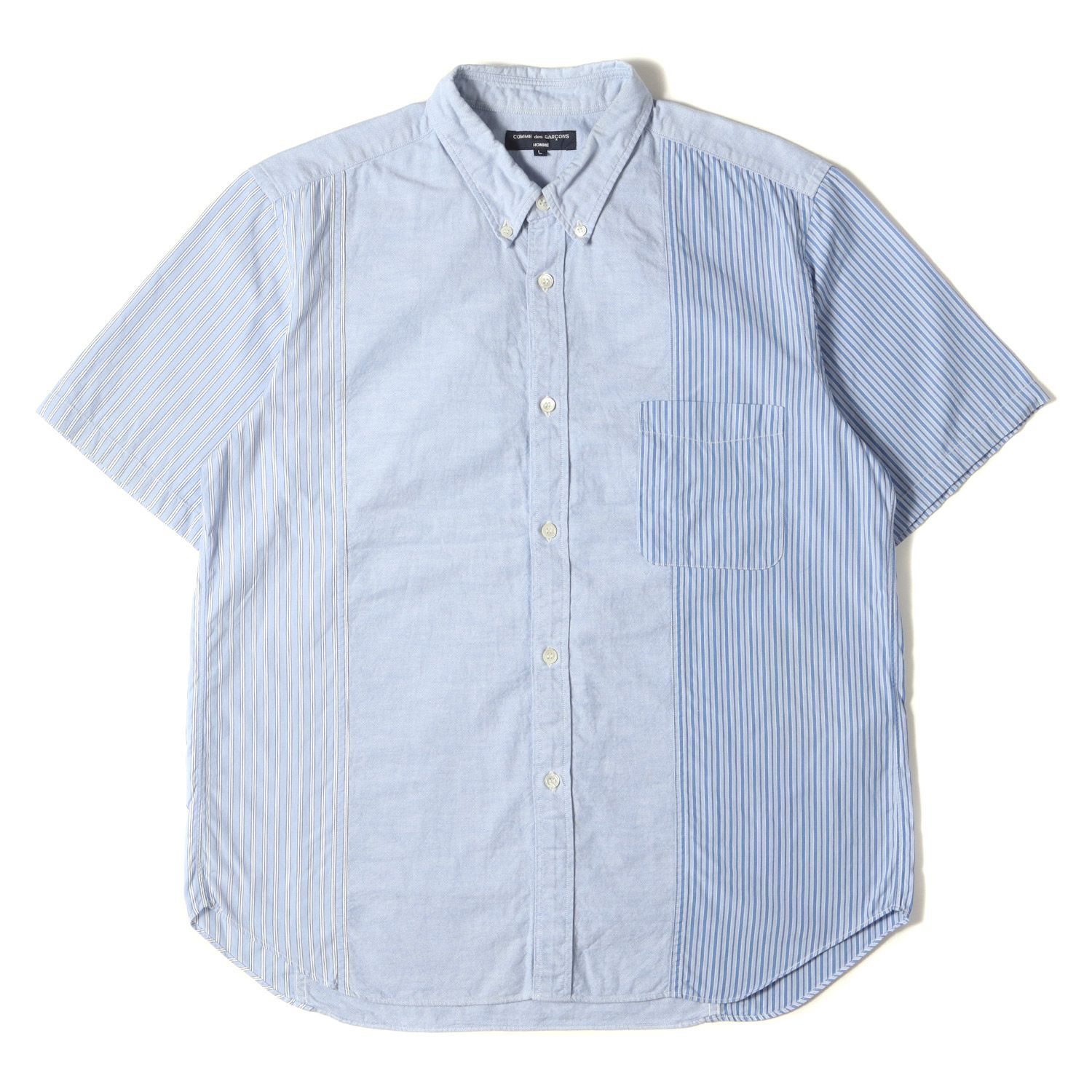 美品 COMME des GARCONS HOMME L 半袖 B.Dシャツ COMME des GARCONS HOMME コム デ ギャルソン オム シャツ