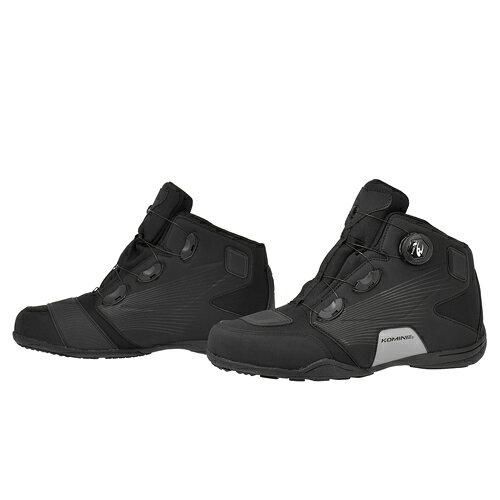 5営業日で発送 コミネ BK-096 Dial Fit WP Riding Shoes 05-096 色 Solid Black サイズ 27
