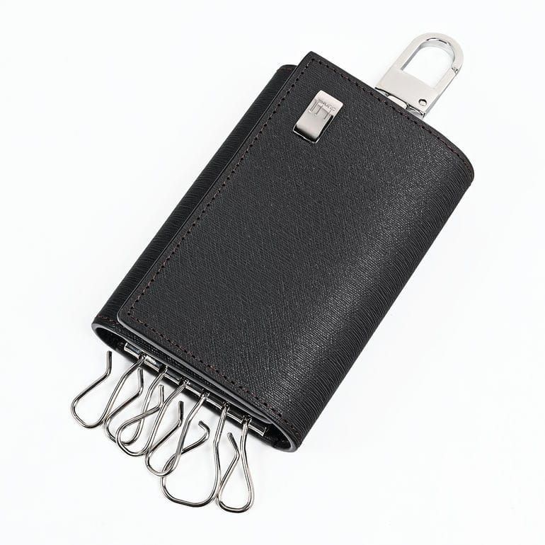 ダンヒル dunhill キーケース 6連 サイドカー レザー メンズ ダークブラウン DUFP5020E 英国