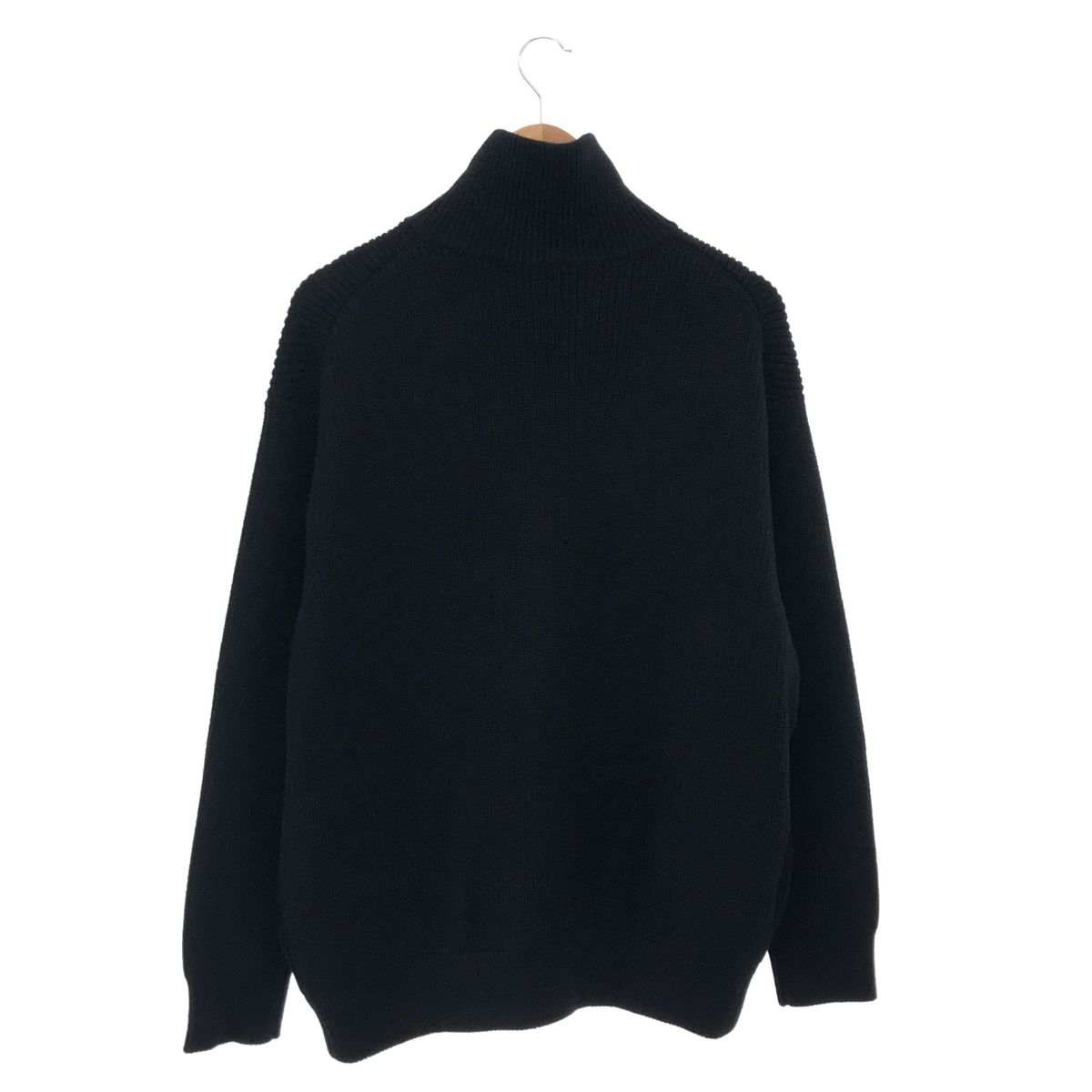 マテリオ ドライバーズニット ブラック サイズ2 ETS.MATERIAUX＞ETS