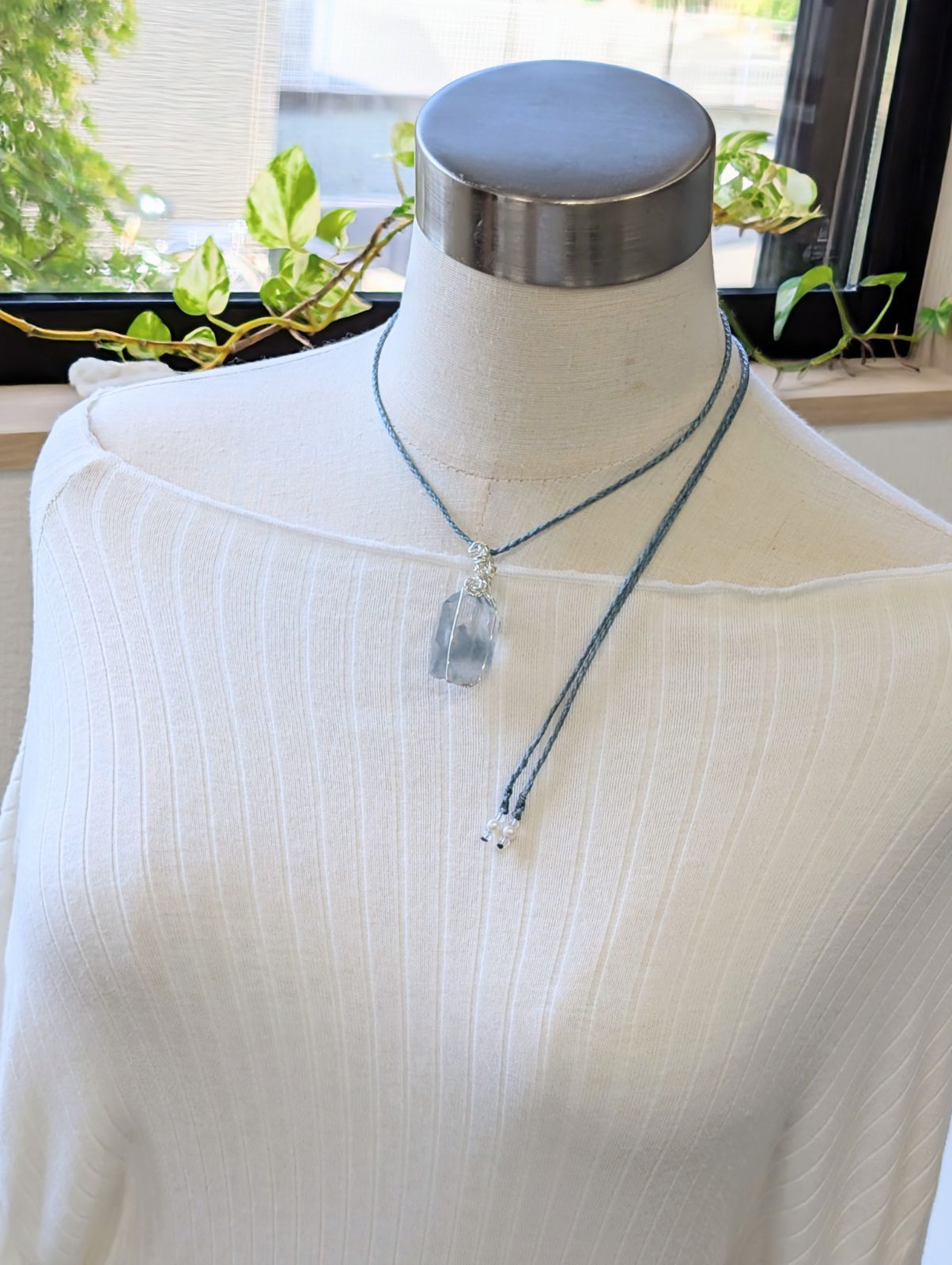 ワイヤーネックレス 444