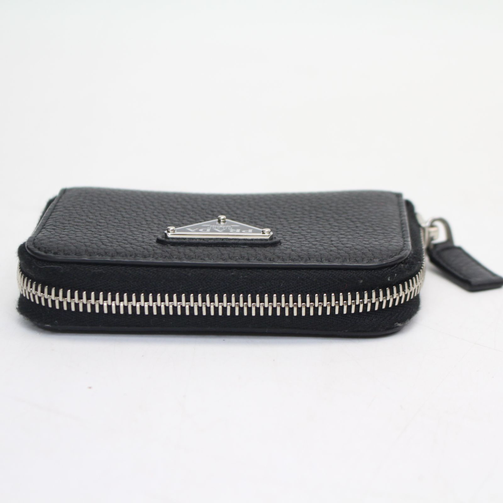IS692)【美品】PRADA プラダ ヴィッテロダイノレザー コインケース 