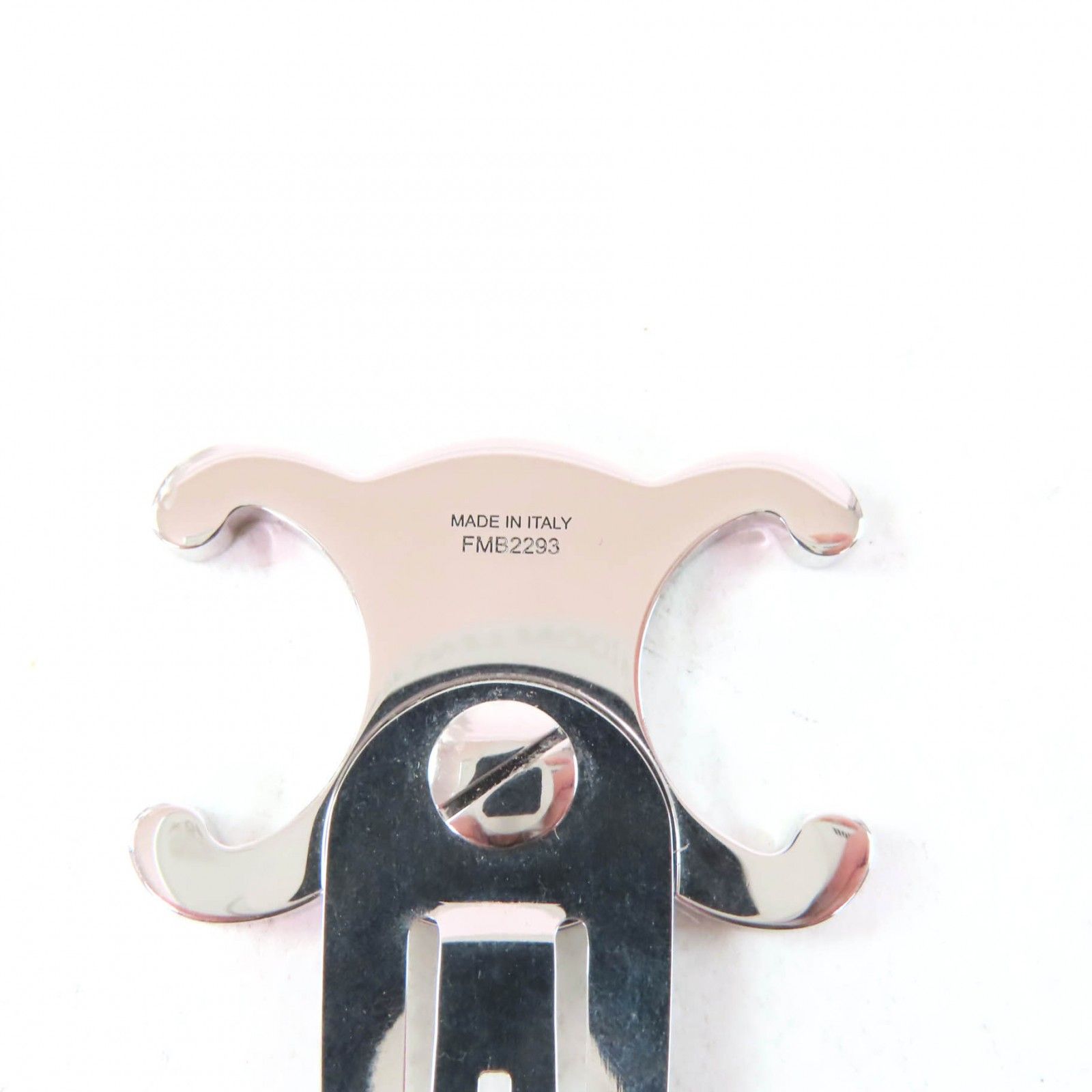 極美品☆CELINE セリーヌ トリオンフ ロゴ入り ヘアクリップ ヘア