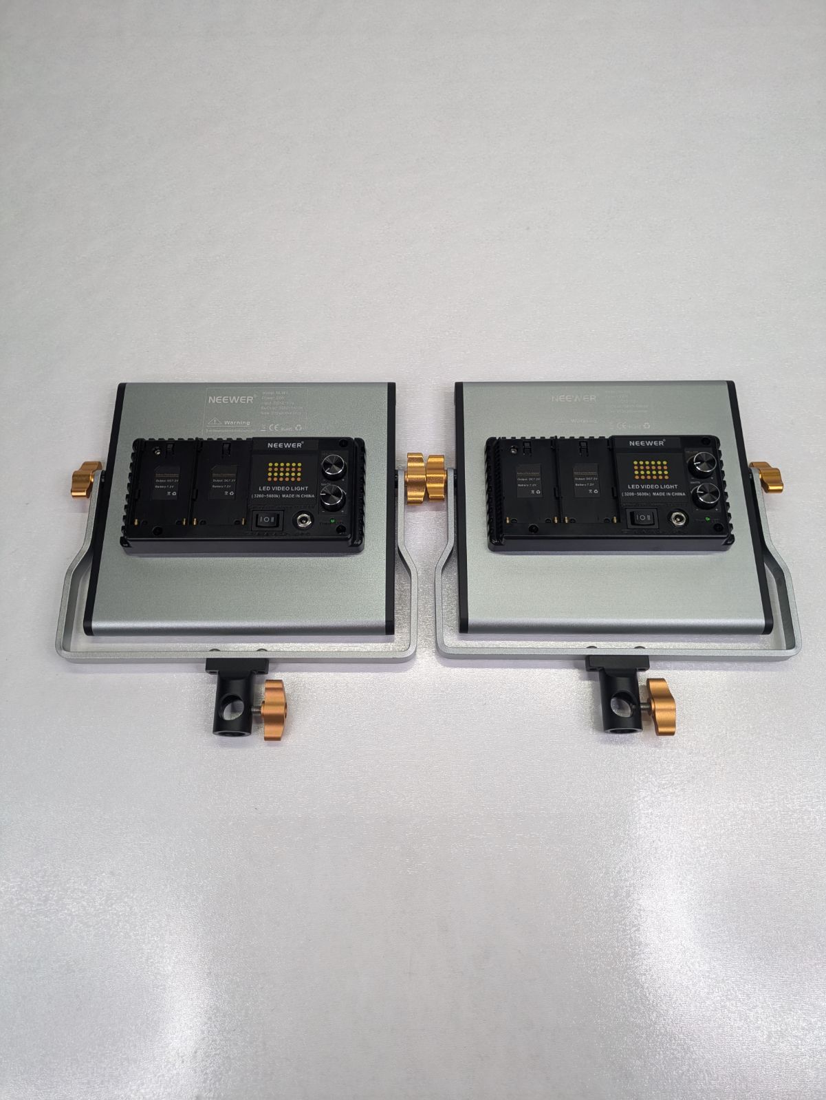 通電 済み NEEWER ニーワー NL480 LEDビデオライト 2色 照明撮影用 パネルライト NEXPOTALLINN_EU