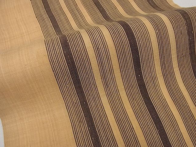 平和屋本店□極上 夏物 芭蕉布 手積み芭蕉糸100％ 九寸名古屋帯 逸品  