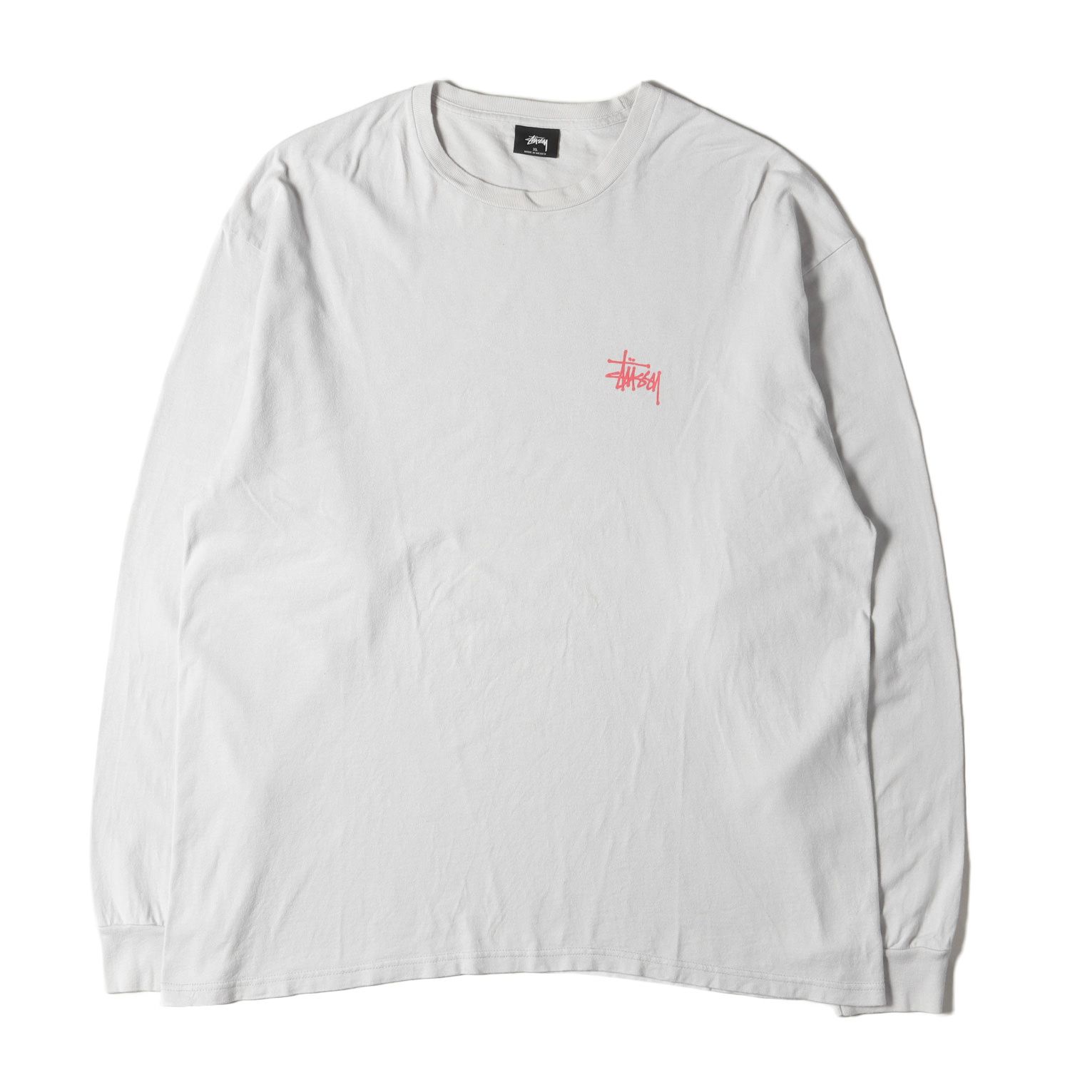 STUSSY ステューシー Tシャツ サイズ:XL ストックロゴ ロングスリーブT 