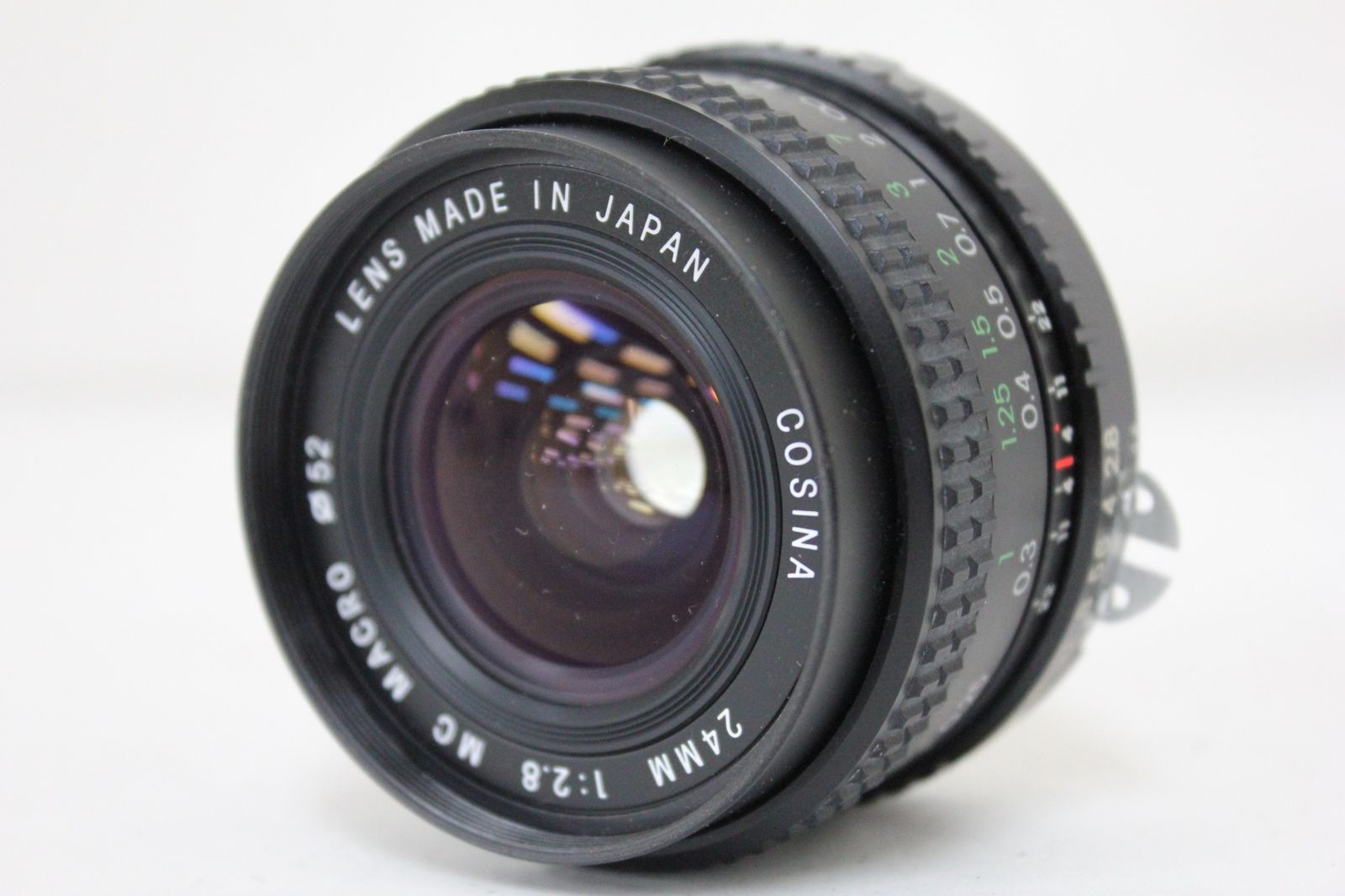 返品保証 コシナ Cosina 24mm F2.8 MC Macro ニコン Ai-sマウント レンズ e1654