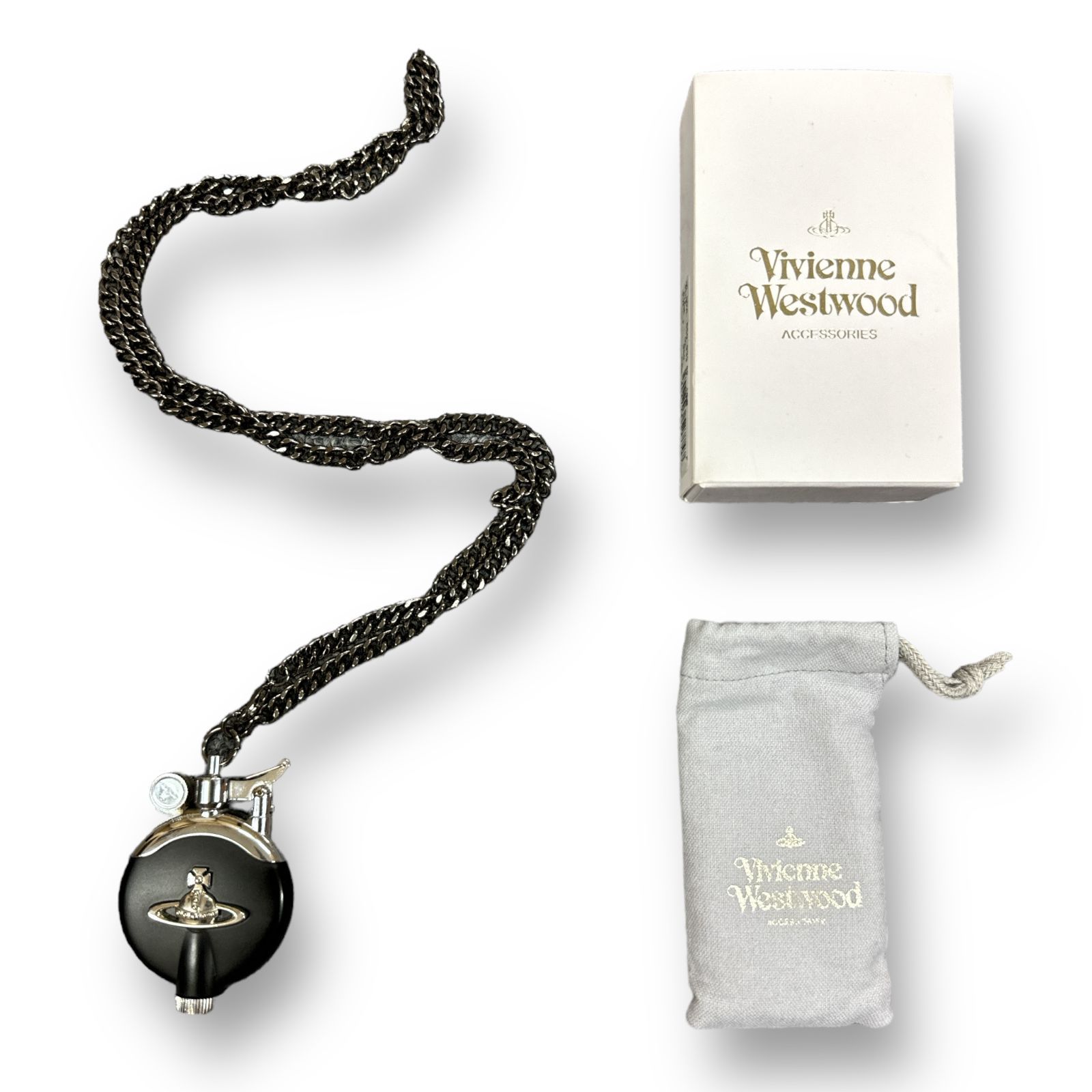 Vivienne Westwood メタルORB チェーン付オイルライター