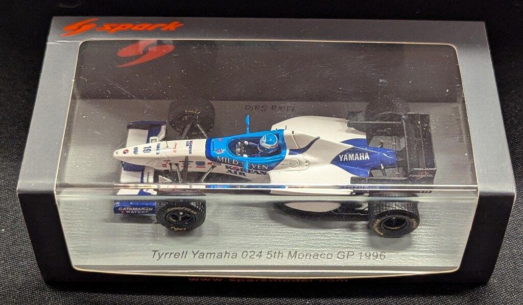 Spark model 1/43 Tyrrell 024 No.19 Monaco GP 1996 Mika Salo - メルカリ