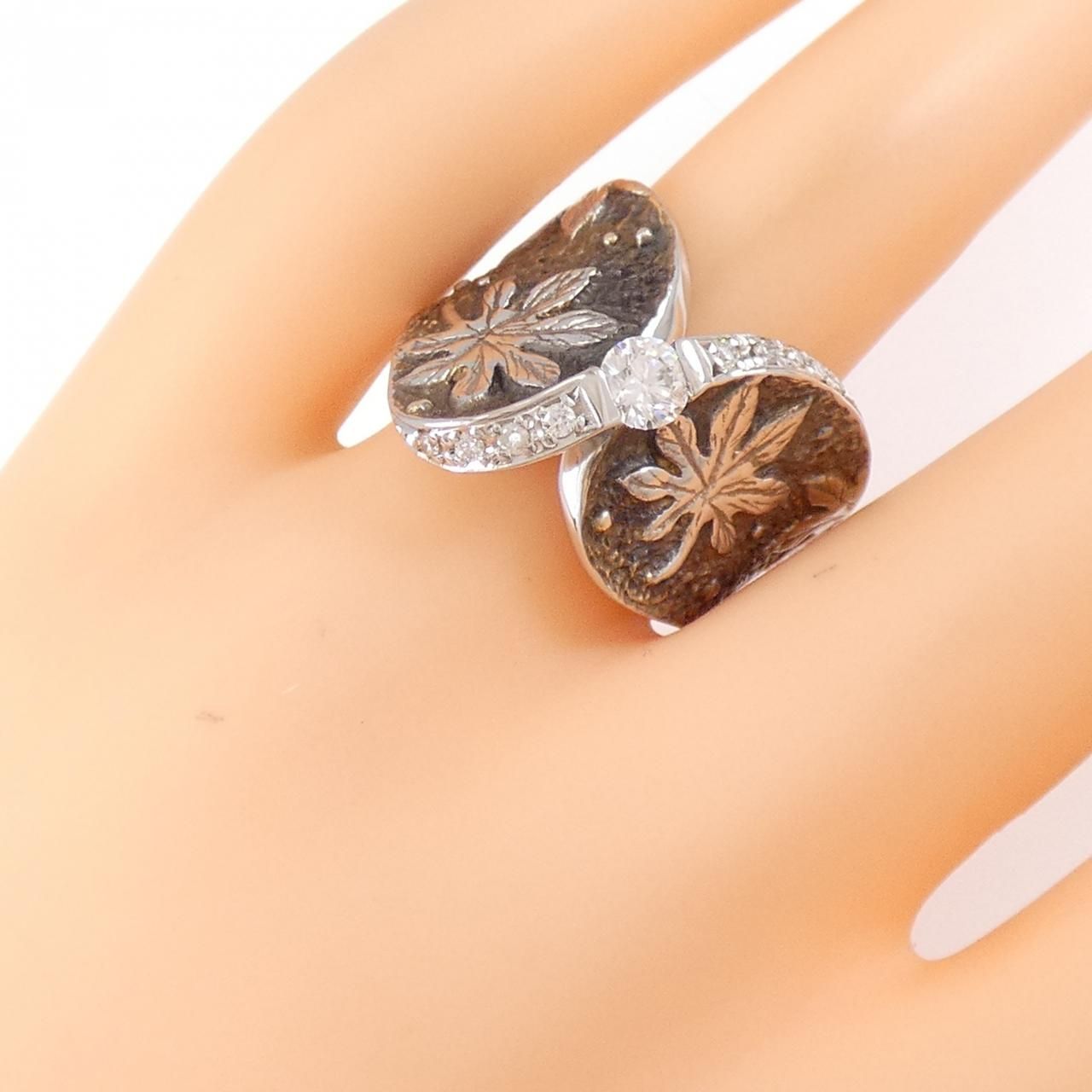 H&C K18WG ダイヤエタニティリング 0.30ct 新品仕上げ13.5号 フル 