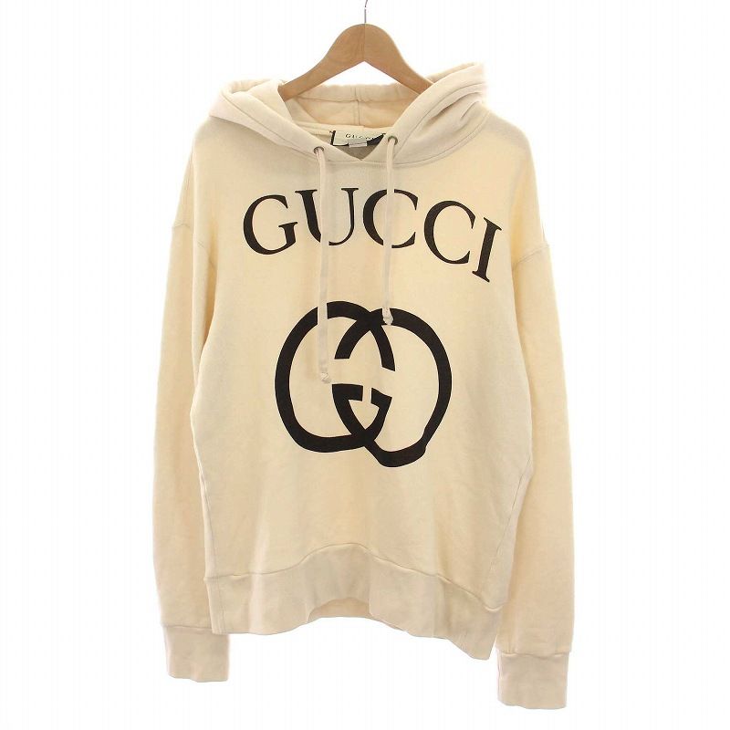 グッチ GUCCI パーカー スウェット ロゴ プルオーバー 長袖 XS 