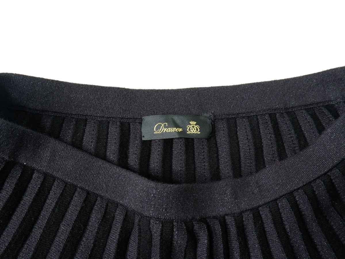 Drawerドゥロワー 18Gプリーツニットスカート【フリー】【LSKA76389  