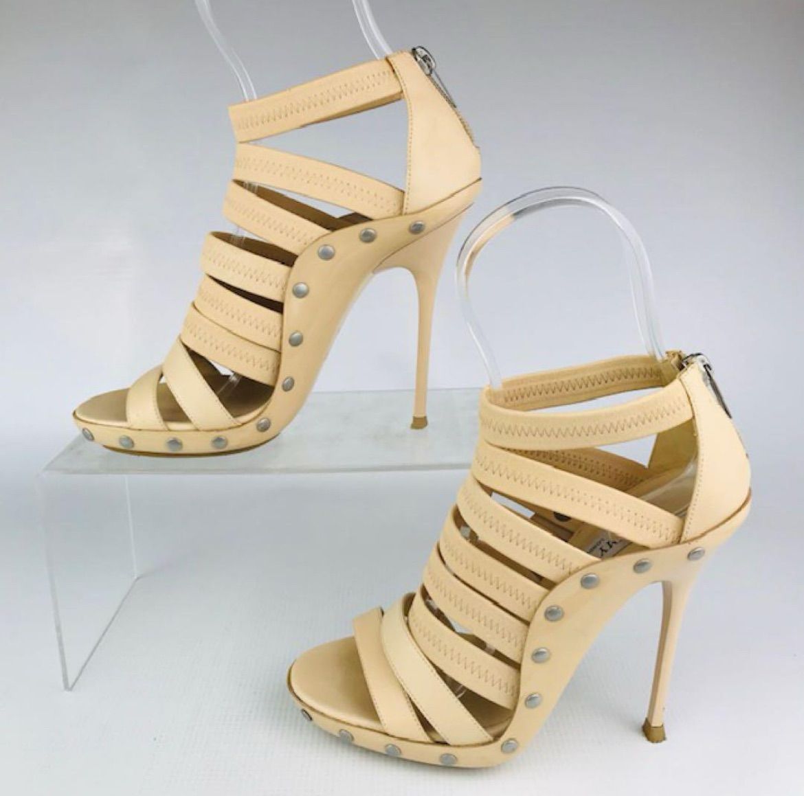 JIMMY CHOO☆ジミーチュウ・レディース レザー切替し マルチストラップ