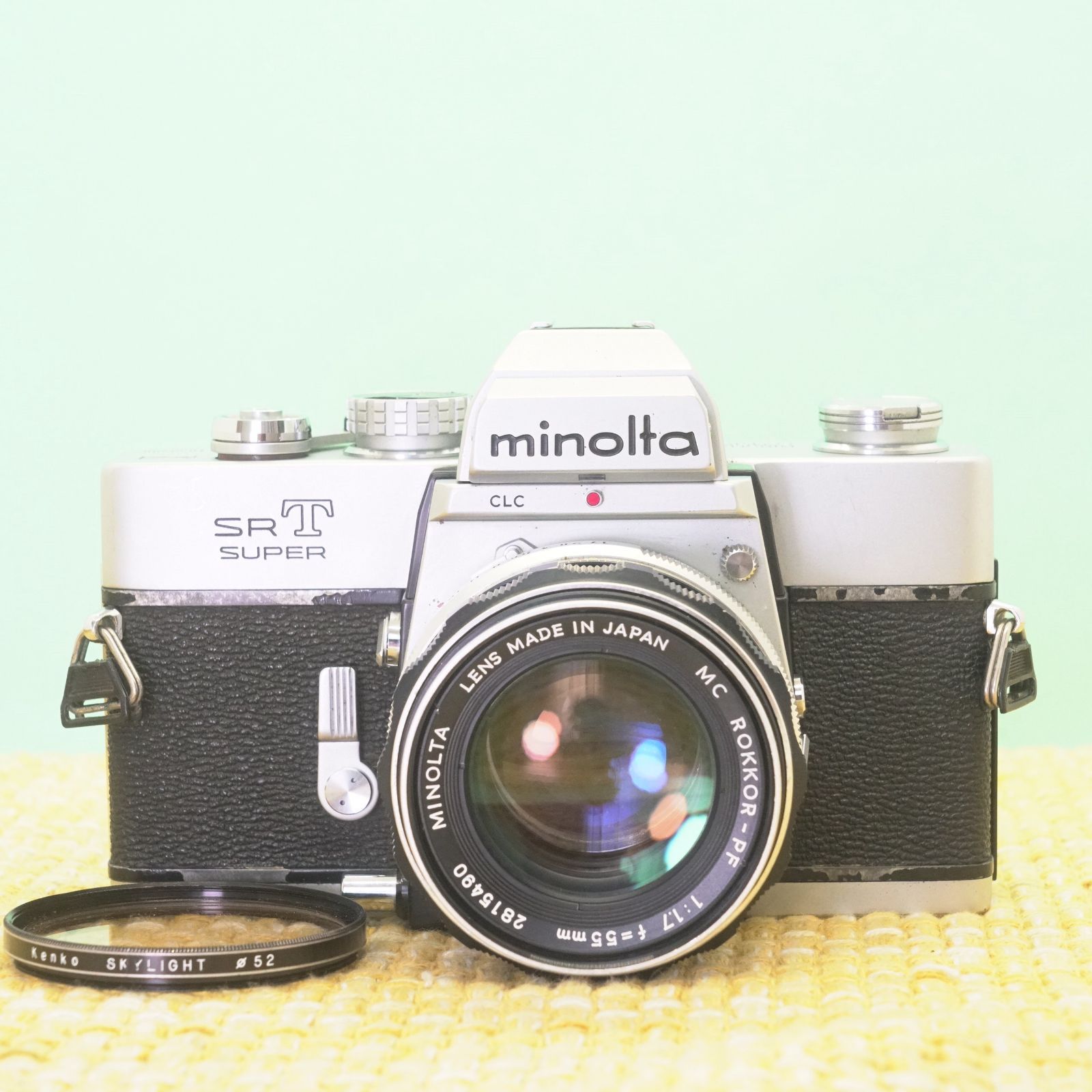 完動品◎ミノルタSRT SUPER × 55mm f1.7 フィルムカメラ 00-