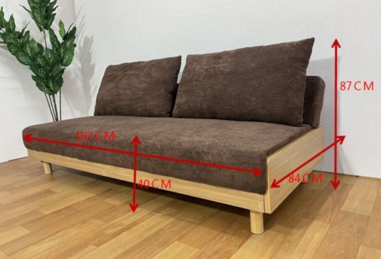 ソファ スタイルソファー 3人掛け カウチソファー おしゃれ リビングソファ 脚付き 北欧風ソファS050 NEXPOTALLINN_EU