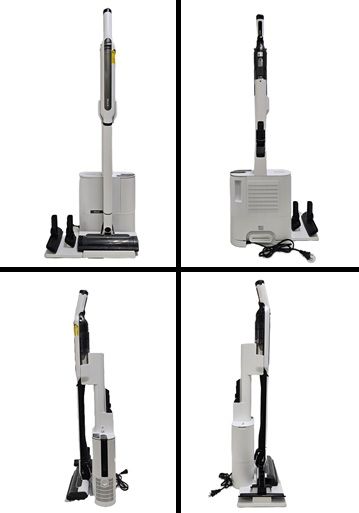 品 シャーク Shark コードレススティッククリーナー 自動ゴミ収集ドック EVOPOWER SYSTEM STD CS150JAE ホワイト ○YR-19447○