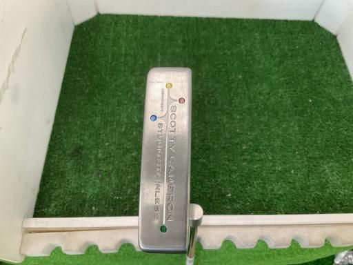 タイトリスト SCOTTY CAMERON STUDIO STAINLESS NEWPORT 34インチ パター PT スチール フレックスその他 メンズ 男性用 右利き 右用 Cランク ゴルフクラブ