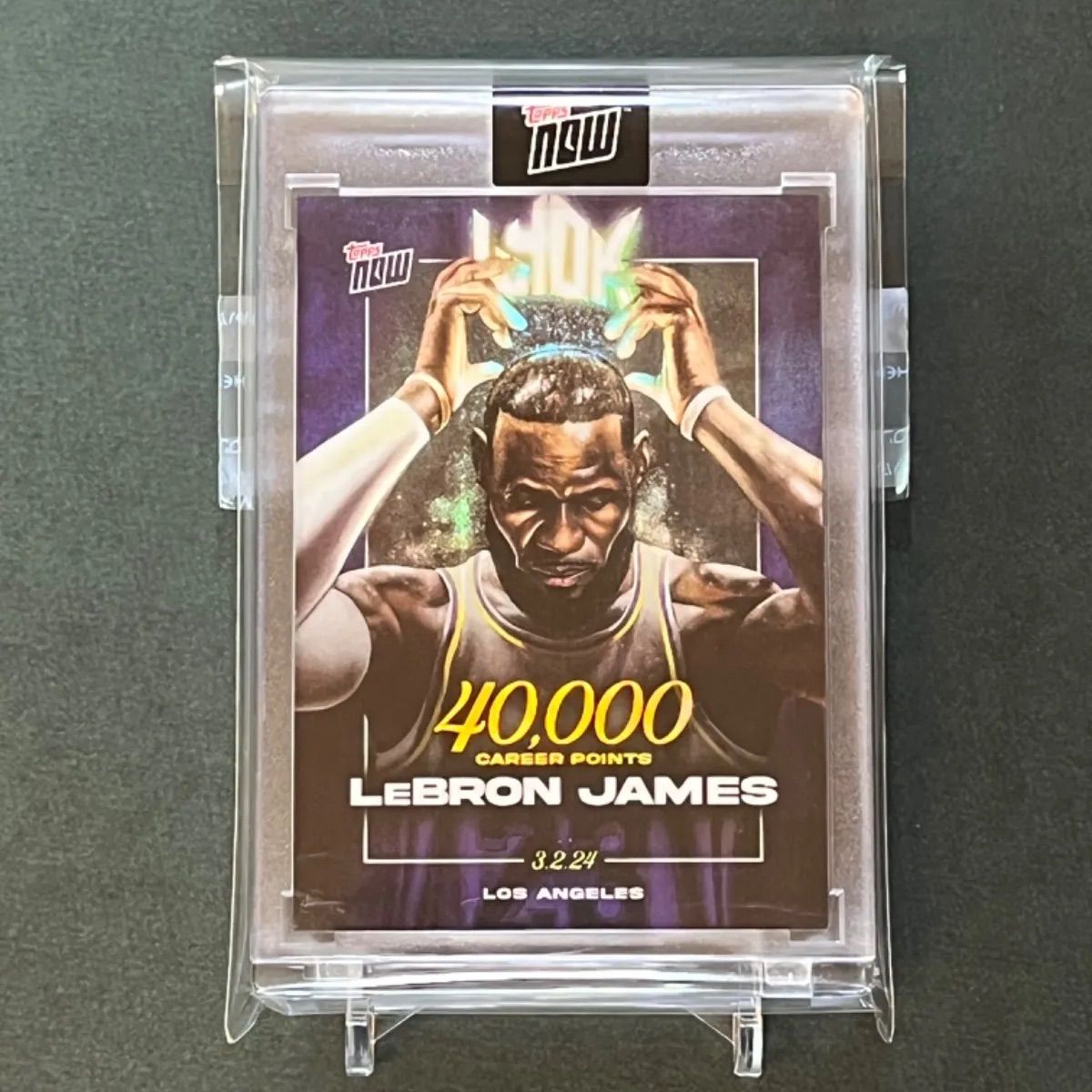 topps レブロン・ジェームズ 4枚