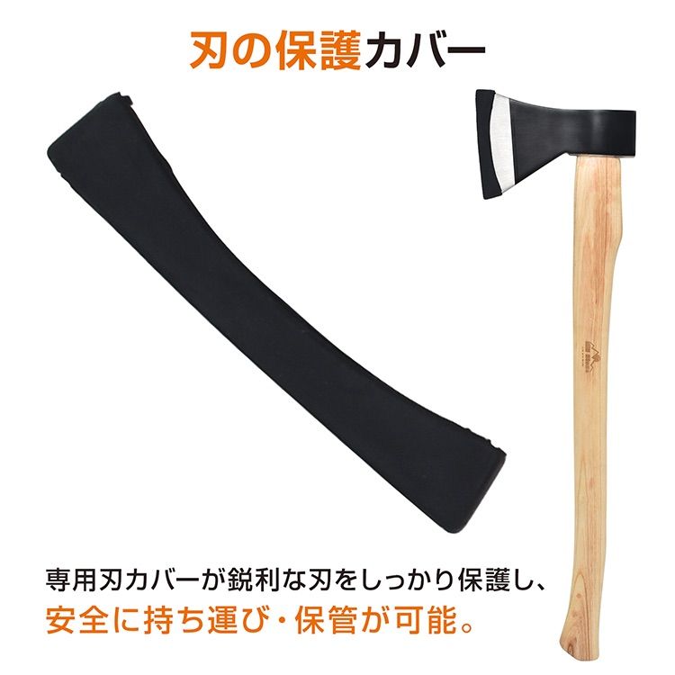 未使用　新品　手斧　薪割り 焚火 キャンプアウトドア　ビッグアグネス　ハンマー 薪割り斧ブラック/EC限定(KN-005-BK) | フィールドギアの通販