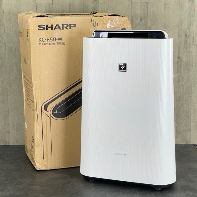 展示品 加湿空気清浄機 SHARP シャープ KC-R50-W 2024年製 -23畳 