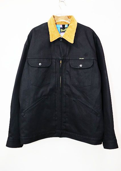 ワコマリア WACKO MARIA × WRANGLER 23AW DENIM TRUCKER JACKET M 23FW-WMO-WG01 WS9349 ラングラー デニム トラッカー ジャケット ブラック 【ブランド古着ベクトル】【中古】240910