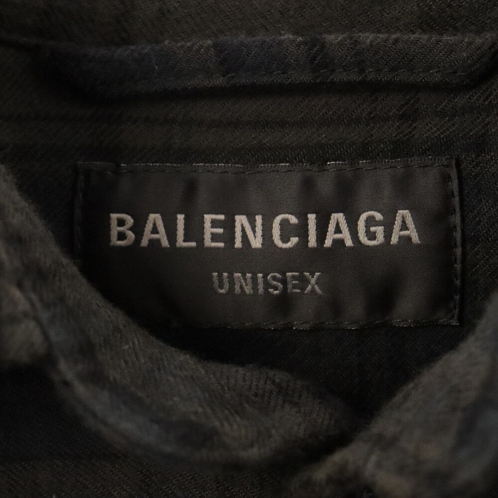 BALENCIAGA (バレンシアガ) 24SS LAYERED TRACKSUIT JACKET 773046 TNQ25  レイヤードトラックジャケットブルゾン ブラック - メルカリ