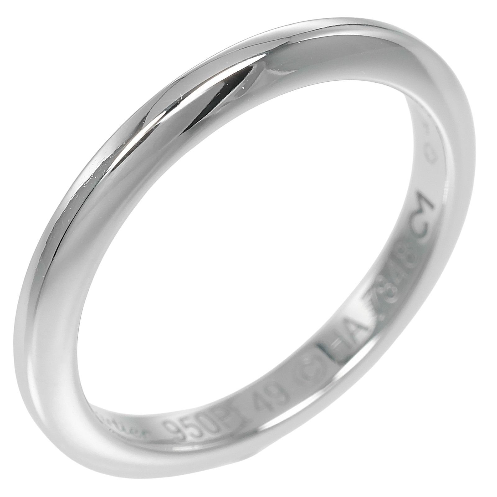 カルティエ デクラレーション リング 19.5号 pt950 2.9mm幅 指輪 CARTIER】カルティエ デクラレーション Pt950プラチナ 9号