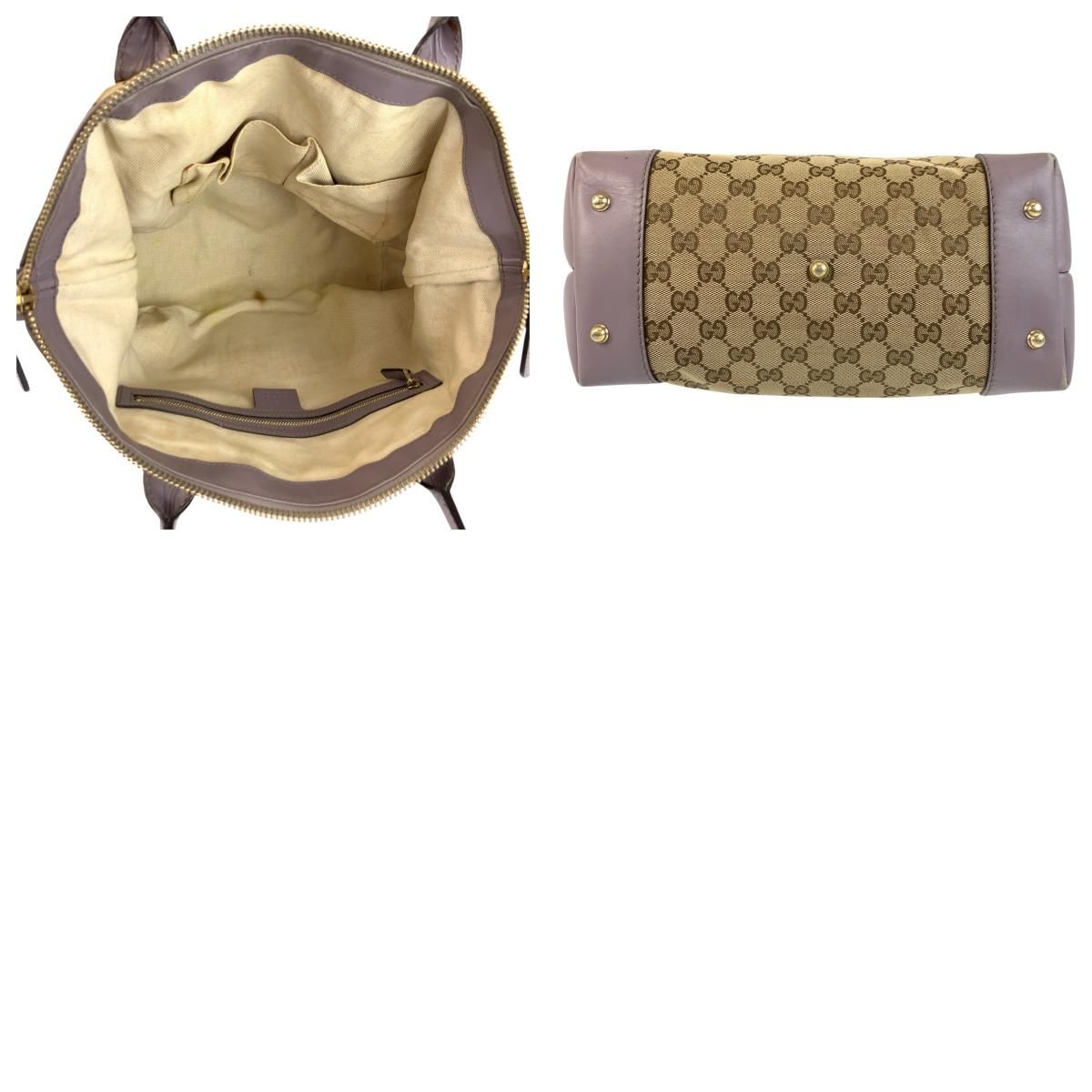 GUCCI グッチ♥GGキャンバスバンブーバッグ／ベージュ 楽天市場】【バッグ】GUCCI グッチ GGキャンバス バンブー
