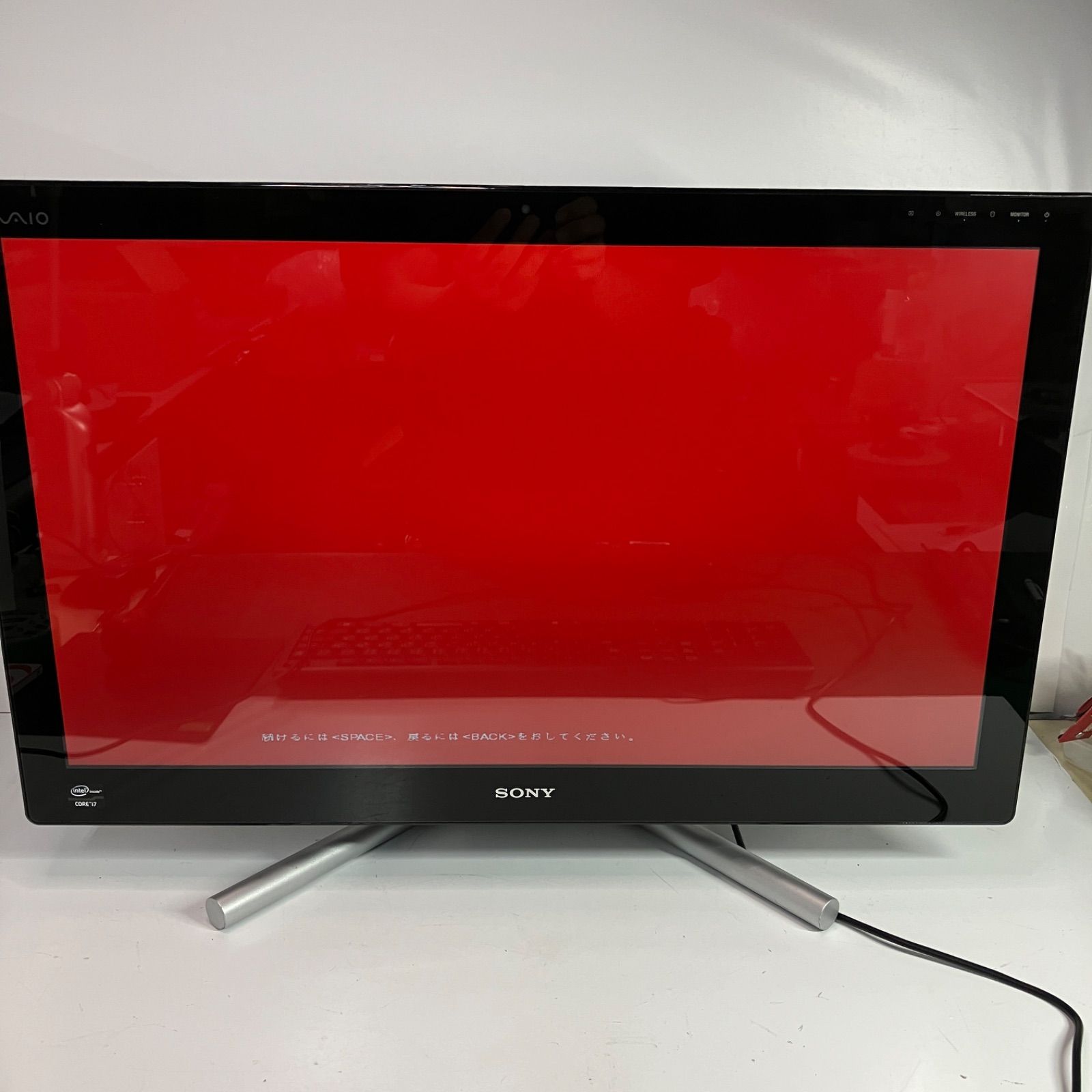 【送1000円】ジャンク一体型パソコン ソニー VAIO SVL2412AJ core i7/RAM16GB/BIOSのみ確認 SONY - 一体型パソコンVAIO L SVL2412AJ ホワイトの通販 by sora\u0027s