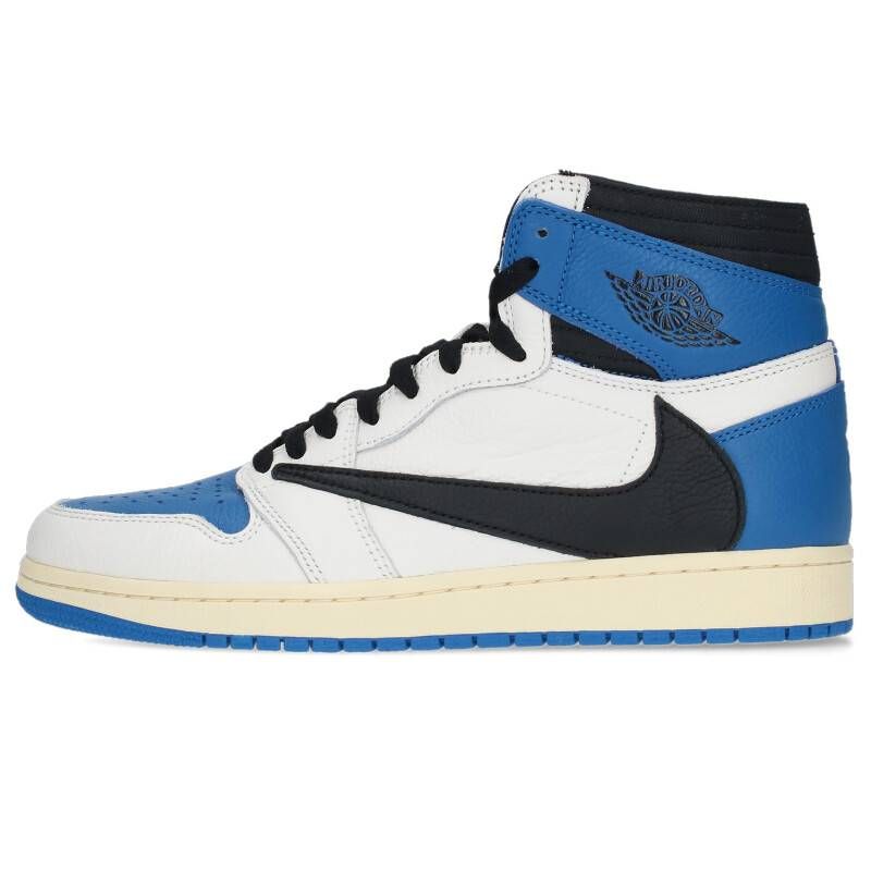 ナイキ ×トラヴィススコット Travis Scott AIR JORDAN 1 HI OG SP FRAGMENT MILITARY BLUE  DH3227-105 エアジョーダン1ハイミリタリーブルースニーカー メンズ 27cm - メルカリ