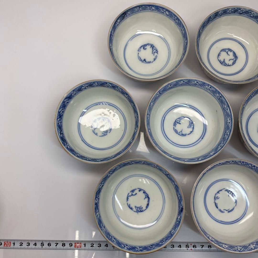 古伊万里 染錦 蓋茶碗10客 直径10.8cm 東H6-0531①タカチ - メルカリ