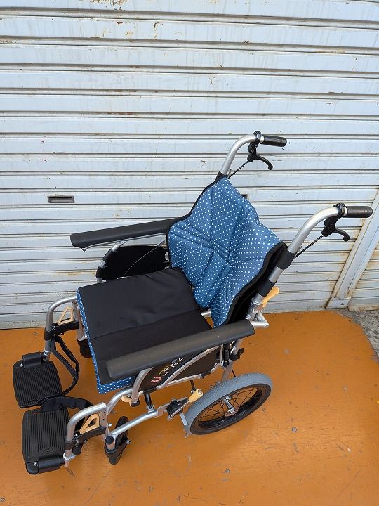 一部地域を除く 日進医療器 介助式 車椅子 ウルトラ NAH-U2W KM-25-1006-04