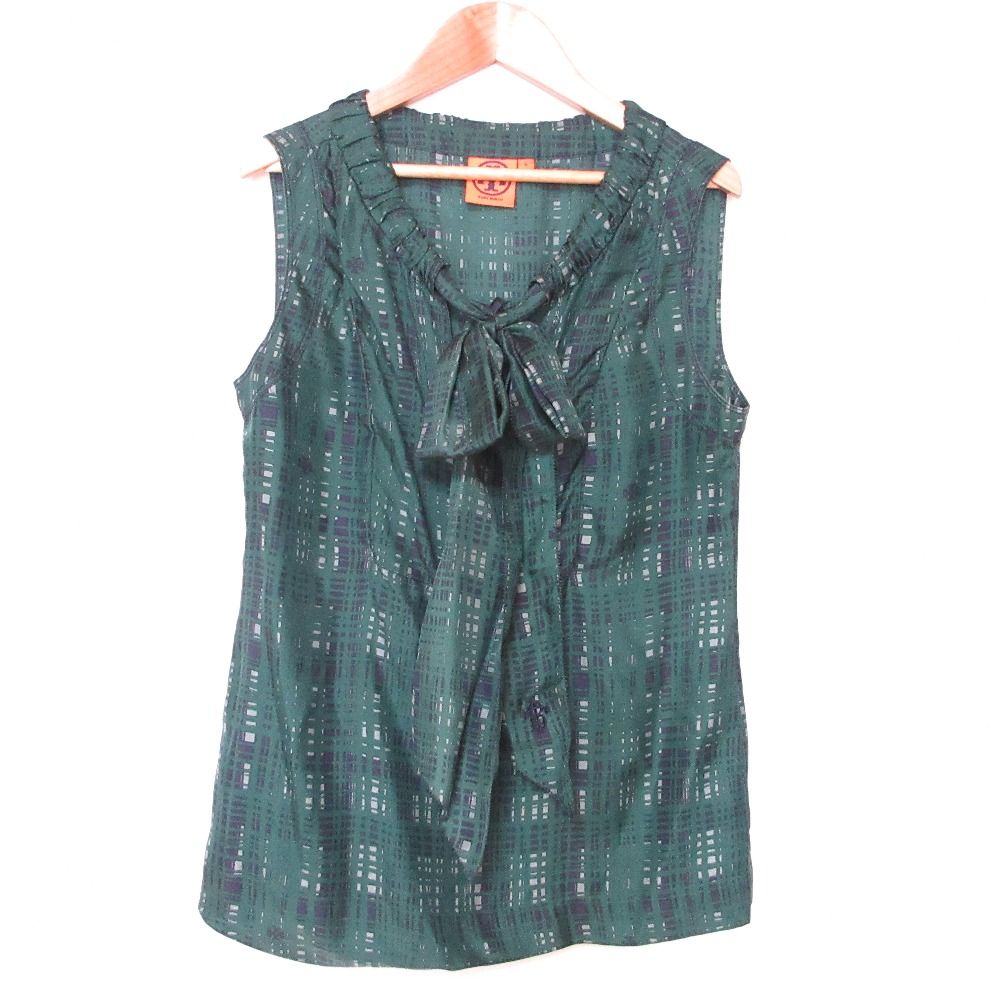 TORY BURCH ボウタイ ノースリーブ チュニック TORY BURCH ボウタイ ノースリーブ チュニック