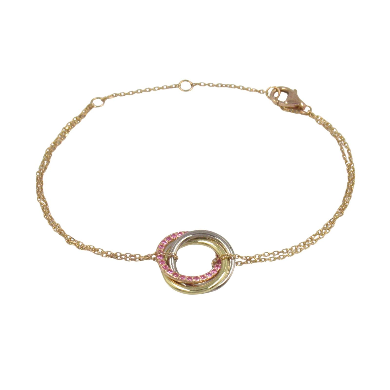 カルティエ CARTIER ブレスレット トリニティ ブレス ピンク