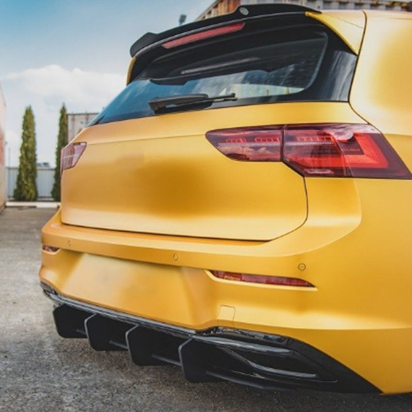 VW ゴルフ8 MK8 2021 ゴルフ プロ 後バンパー リアディフューザー 尾唇 ダウングレード改装パーツ