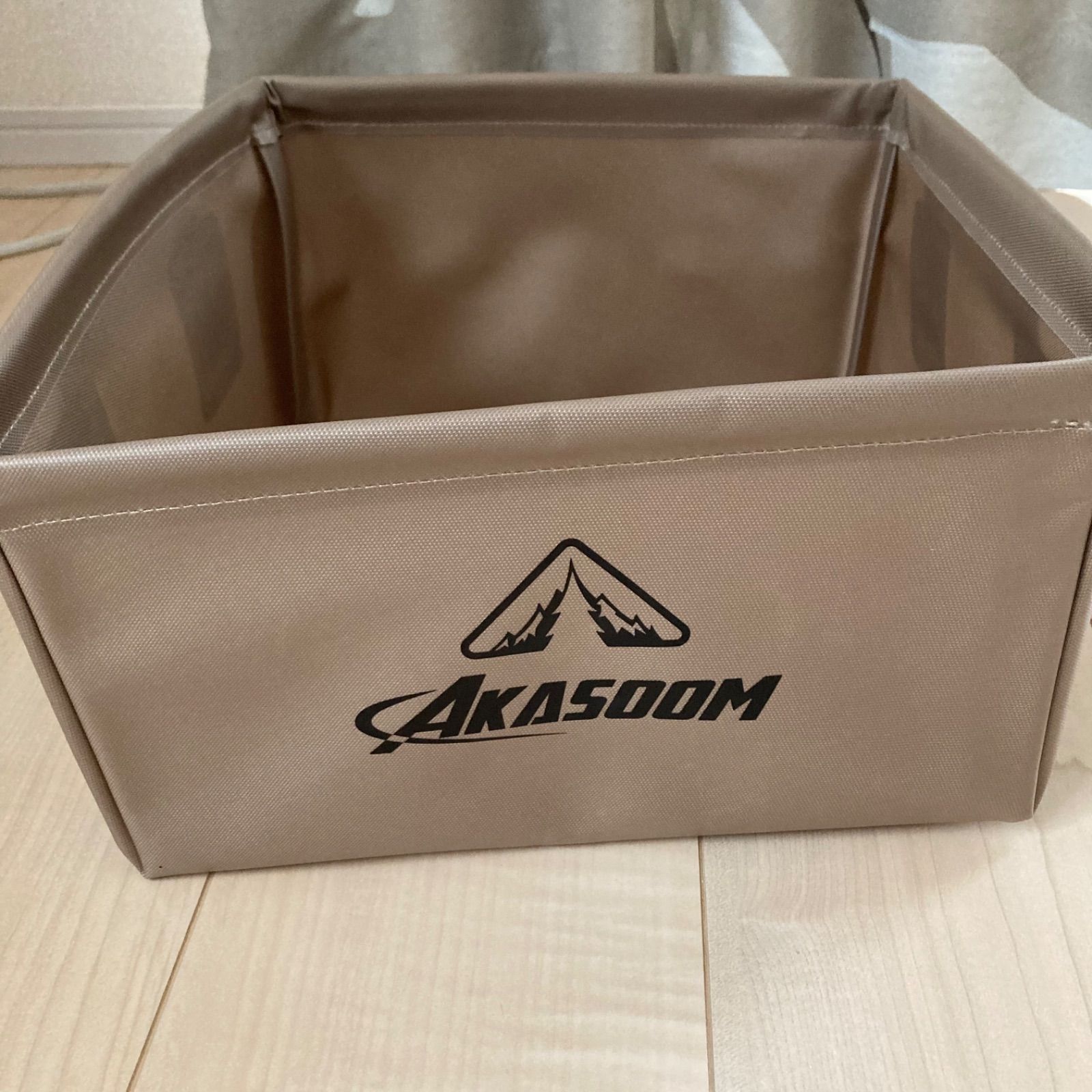 AKASOOM 折りたたみ式 バケツ 12L ポータブルバケツ アウトドア 足湯