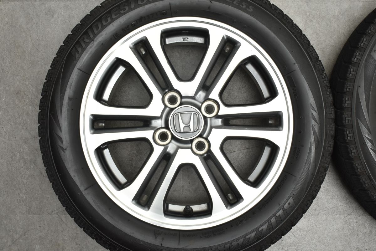 【送料無料】ホンダ N BOX 純正 14in 4.5J+40 PCD100 ブリヂストン ブリザック VRX 155/65R14 N-ONE N-WGN 流用 交換用 即納可能 送料無料