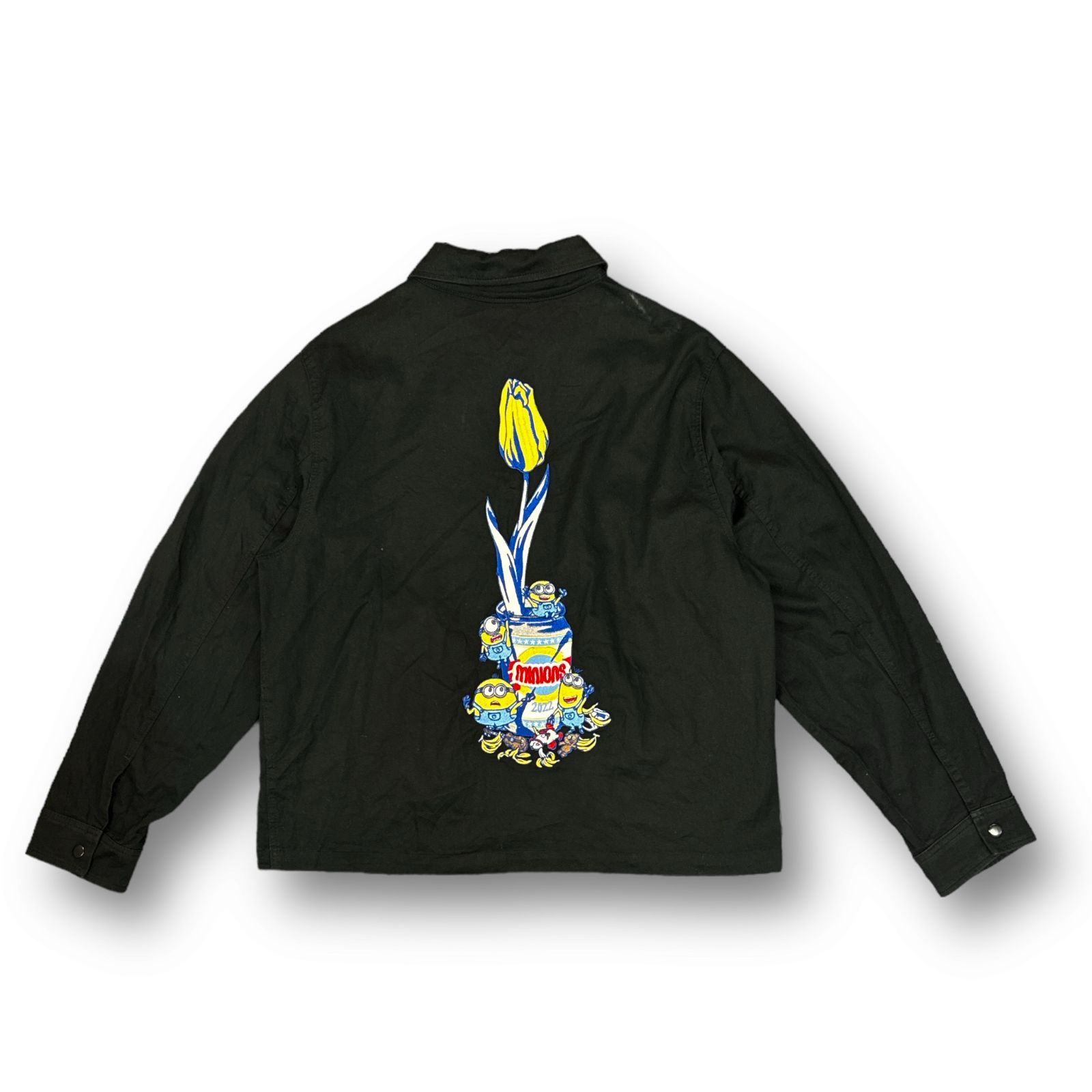 wasted youth minionコラボ　ジャケットMサイズ WASTED YOUTH 22ss minions jacket コラボ ワークジャケット