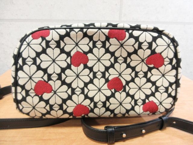 美品】ケイトスペード バッグパック リュック ジャガード ハート