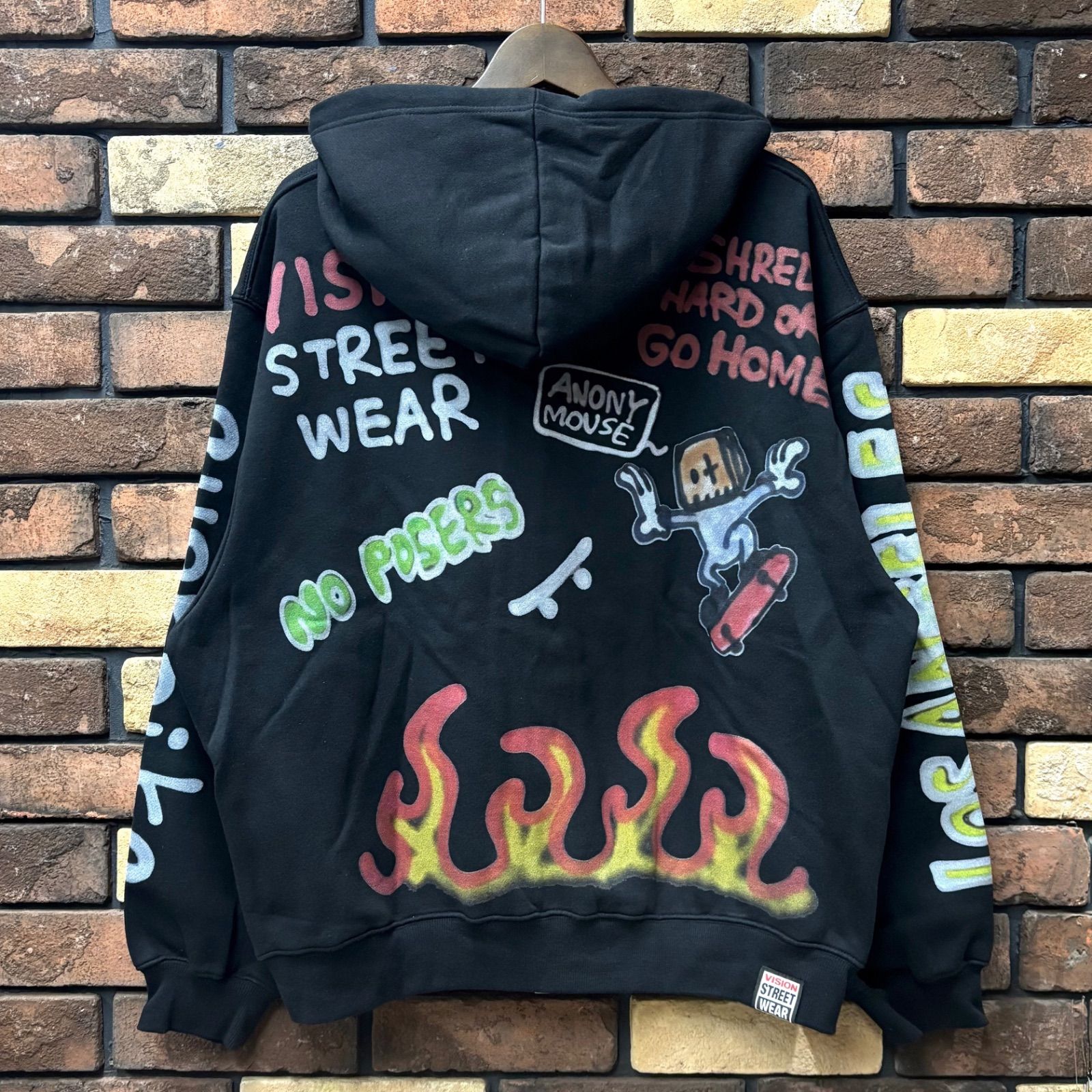 guernika未使用パーカー ROYAL FLASH パーカー guernika/ゲルニカ/PAC-MAN Vintage Style