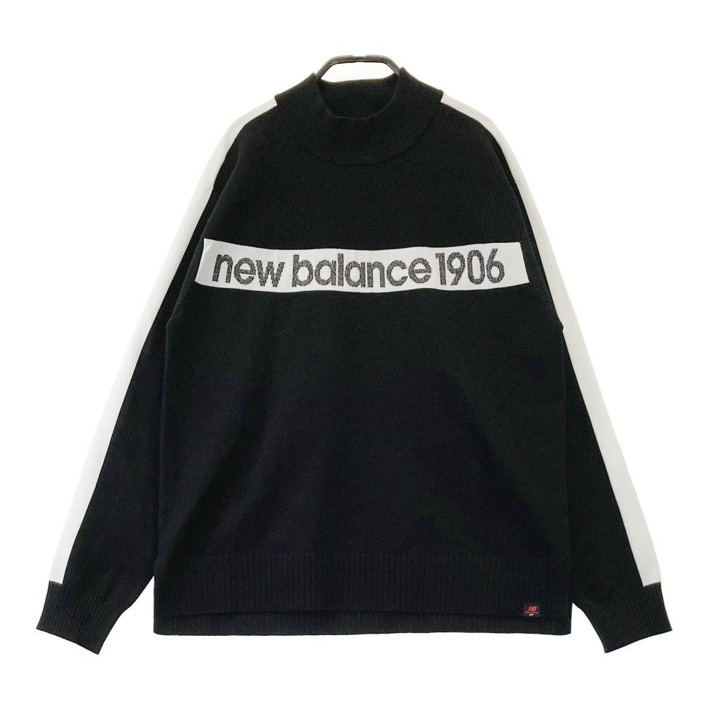 サイズ：2 NEW BALANCE GOLF ニューバランス  ハイネック ニット セーター  ブラック系 [240101430194] ゴルフウェア レディース ストスト サイズ：2 NEW BALANCE GOLF ニューバランス ハイネック ニット