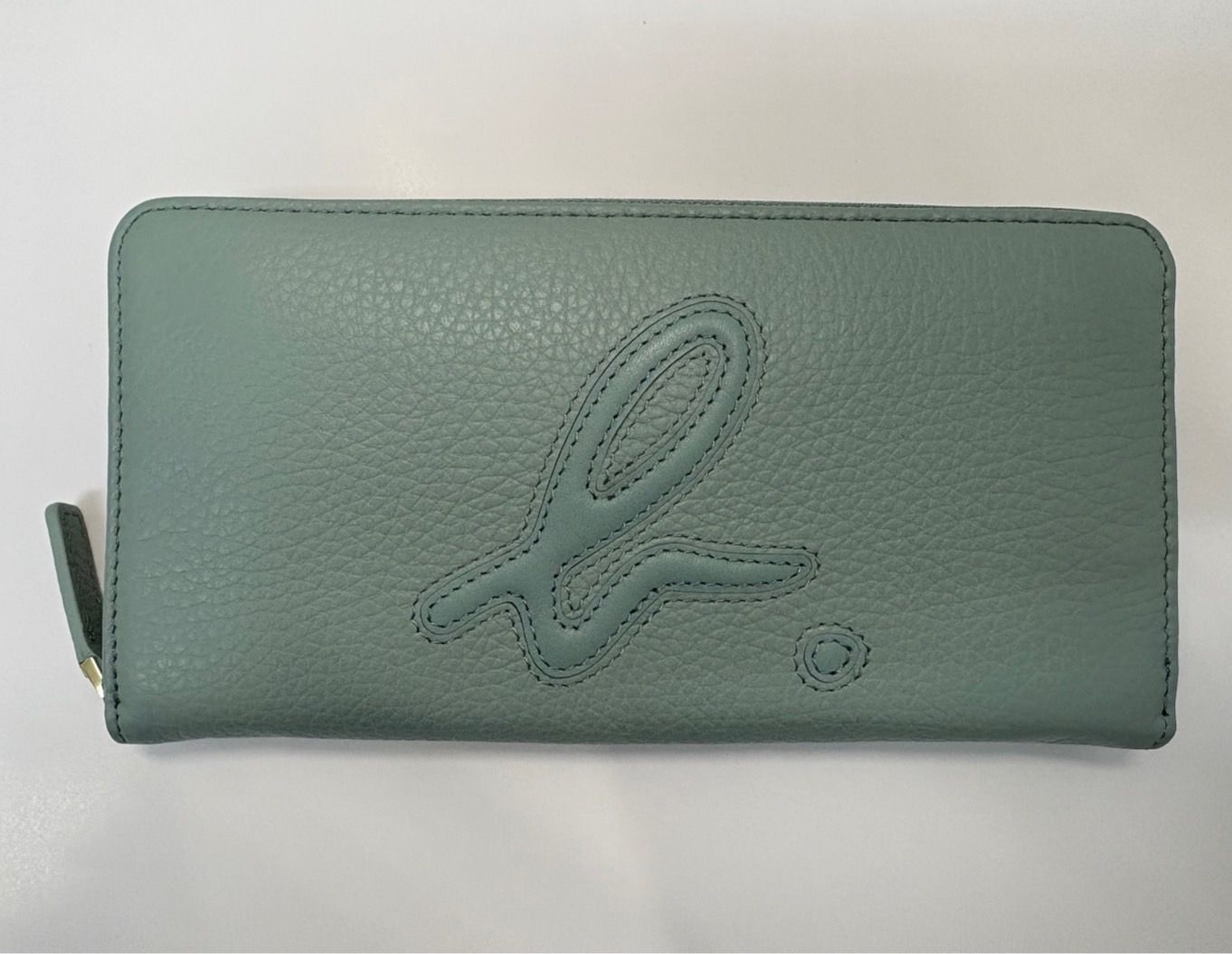 【新品未使用】agnès b. 長財布グレー　メンズ　ユニセックス agnes b. レディース アニエスベー 財布 メンズ ファスナー長