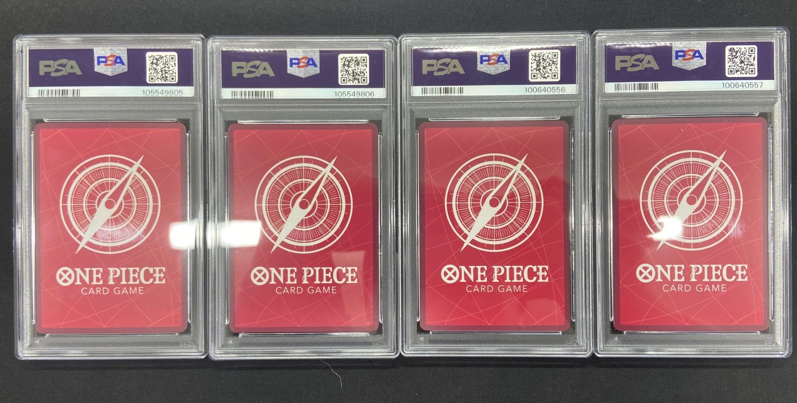 ワンピースカード 四皇 リーダーパラレル PSA10 4枚セット - メルカリ