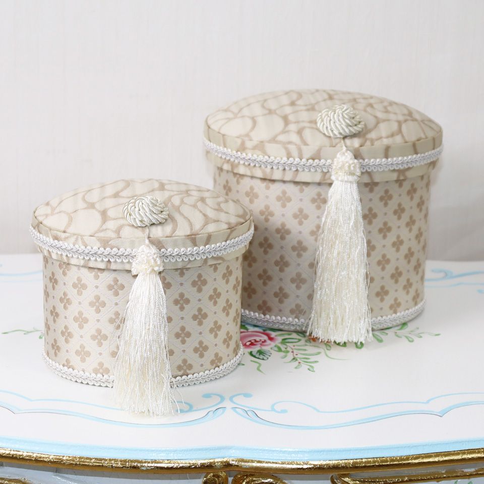 ジェニファーテイラー オーバル ボックス 2Pセット 小物入れ Lumina