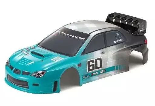 ラジコン スバルインプレッサWRC2006カラータイプ1デコレーションボディ FAB609BG